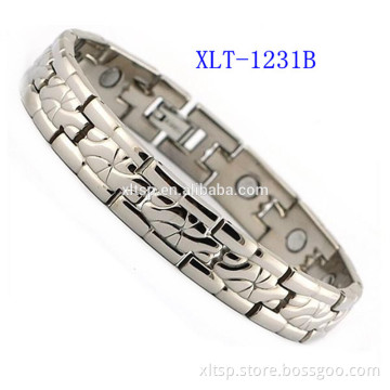 Wholesale 316l stainless steel blood pressure magnetic bracelet